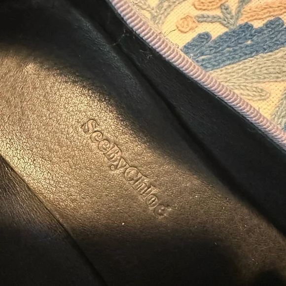 See by Chloé metallic and silver loafer with crystal embellishments.  Size 38.5 - Picture 5 of 9